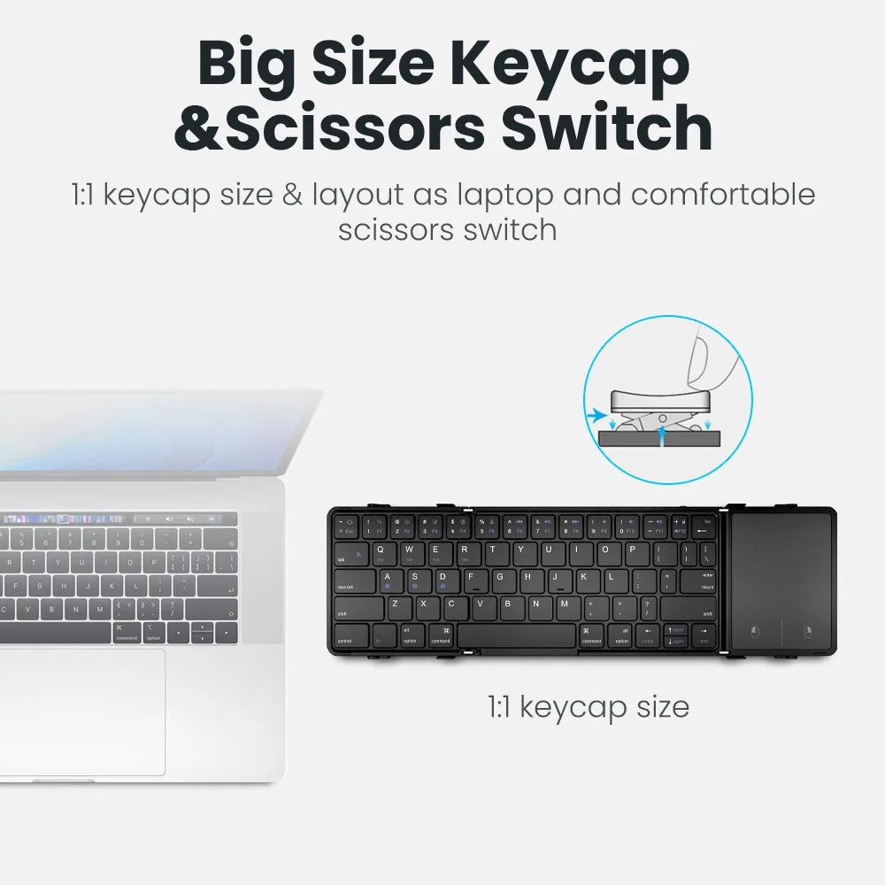 NUUVISTA™ SmartFold Touch™ Keyboard